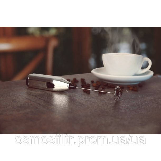 Спінювач молока Axentia батарейки 2 x AA не входять в комплект 3.5x20x2.5 см (290575) Київ - фото 7