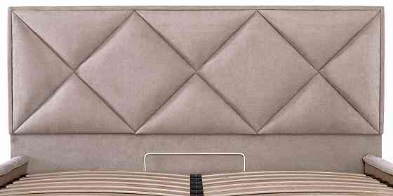 Кровать Двуспальная Leeds VIP 160 х 190 см Мисти Mocco С дополнительной металлической цельносварной рамой Мокко Киев