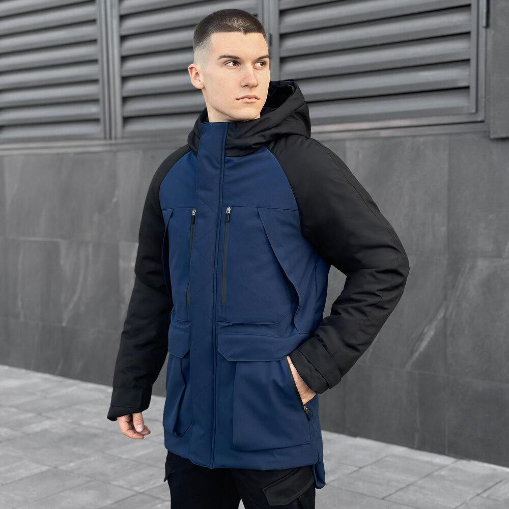 Парка чоловіча зимова з капюшоном Pobedov Seniora Udacha Gray Київ - фото 7