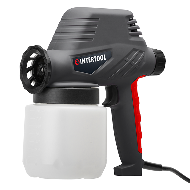 Фарбопульт електричний INTERTOOL DT-5012, 110 Вт, форсунка 0.8 мм, бачок 0.8л., 300 мл / хв - для невеликих проектів Львів - фото 1