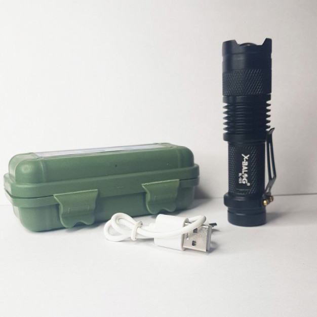 Портативний світлодіодний ліхтар з USB-зарядкою, Потужні ручні ліхтарі sofirn, Тактичний ліхтар ручний UK-61 Львів - фото 4