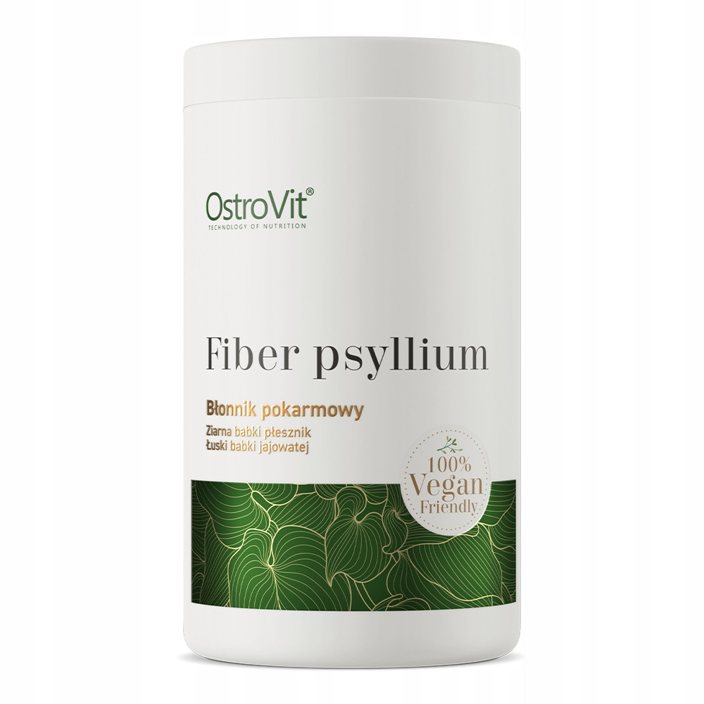 Клітковина псиліума OstroVit Fiber Psyllium Vege 600 g Луцьк - фото 1