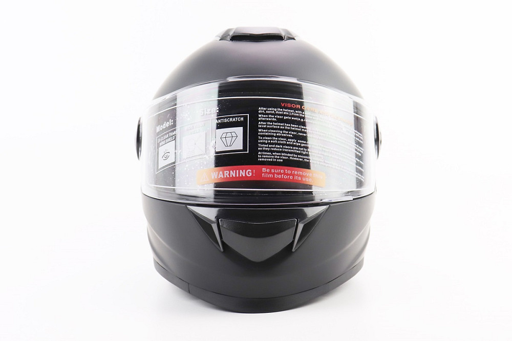 Шолом інтеграл, закритий BLD-М65 L (59-60см), ЧОРНИЙ матовий Киев - изображение 4