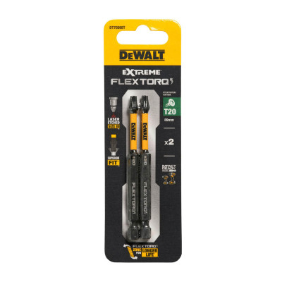 Біта для шуруповерта DeWALT IMPACT TORSION, T20, L 89 мм., 2 шт (DT70568T) Вінниця - фото 1