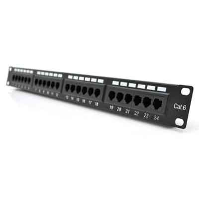 Патч-панель 19&quot; 24хRJ-45 UTP 1U cat.6 Pipo (PP246191U) Вінниця