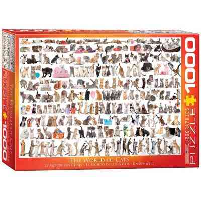 Пазл Eurographics Світ кішок 1000 елементів (6000-0580) Вінниця
