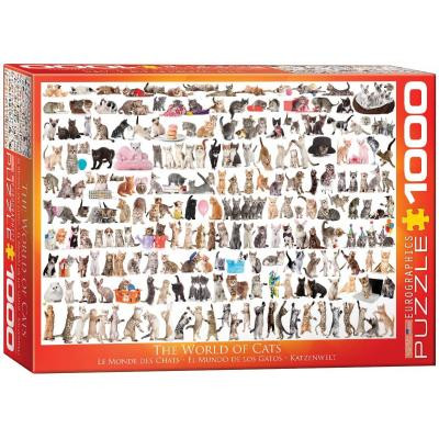 Пазл Eurographics Світ кішок 1000 елементів (6000-0580) Вінниця - фото 1