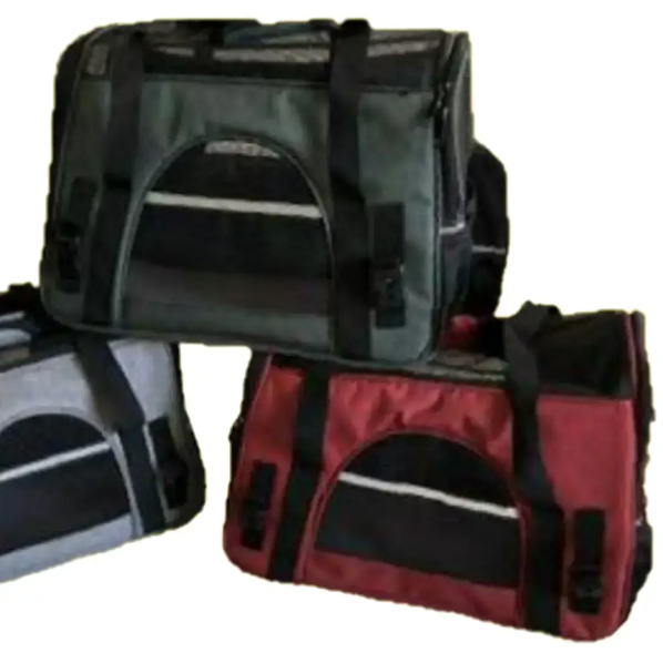 Сумка-переноска AnimAll HJ-8003 для собак и кошек (48х25х33 см) (бордо,хаки,серый) Винница - изображение 1