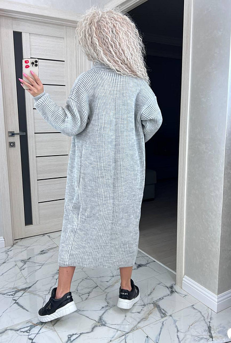 Женский длинный вязаный кардиган оверсайз. 44-50р. Киев - изображение 10