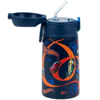 Поильник-непроливайка Kite Hot Wheels термос з трубочкою 400 мл (HW25-1261) Вінниця