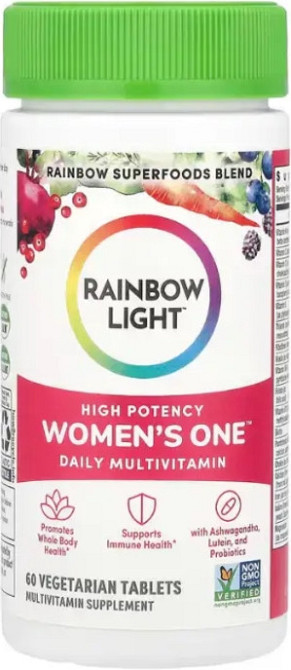 Мультивітаміни для жінок Rainbow Light Women's One Multivitamin 60 капс Київ - фото 1