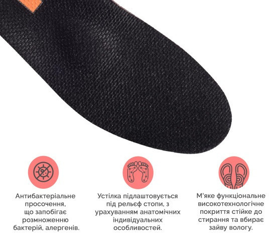 Ортопедична каркасна устілка – супінатор для закритого взуття Worker Дніпро - фото 6