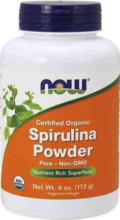 Спирулина водоросли Now Foods Spirulina 113 гр Киев