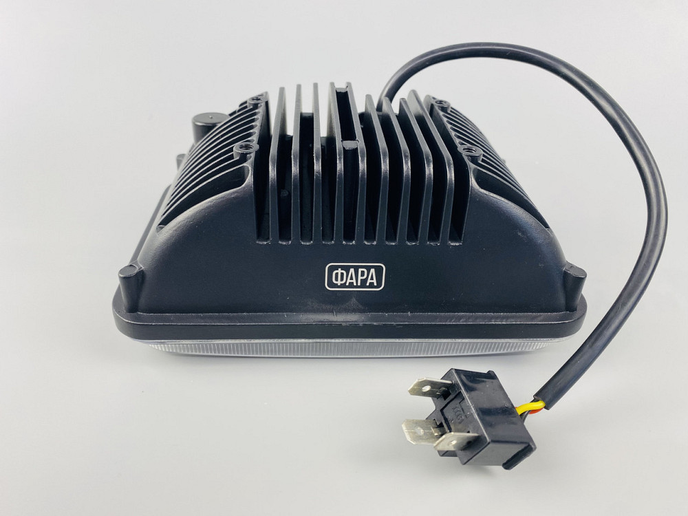 Фара LED прямокутна 45W, 15 ламп, дальній і ближній промінь 10/30V 6000K товщина: 78 мм Мукачево - фото 6