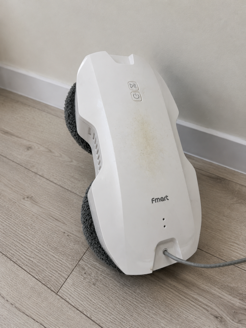 Робот для миття вікон Fmart T8 Pro Автоматичний мийник кахлю та дзеркал 3800 Па з AI-навігацією Білий Б/В Київ - фото 17