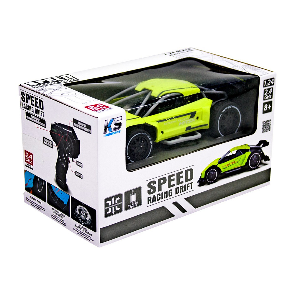 Автомобіль Speed racing drift з р/к – Mask (зелений, 1:24) Днепр - изображение 12