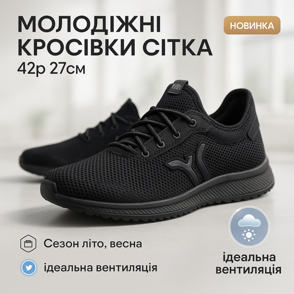Взуття для літнього відпочинку чоловіків 42р, Чоловічі кросівки для спорту сітка, Чоловічі кросівки SG-29 Львів - фото 9