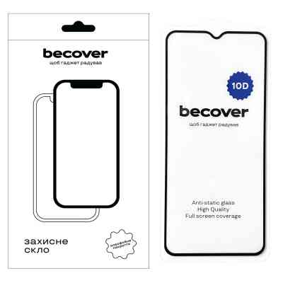 Стекло защитное BeCover Xiaomi Redmi 9A 10D Black (711368) Винница
