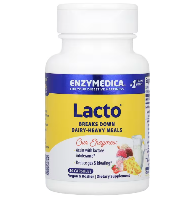 Ферменти для перетравлення лактози Enzymedica Lacto 30 капсул Київ - фото 1