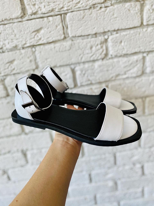 ARLEN Босоніжки жіночі ARLEN Бос-01/03 білі (літо, шкіра натуральна) (4092) 38р. Коломыя - изображение 1