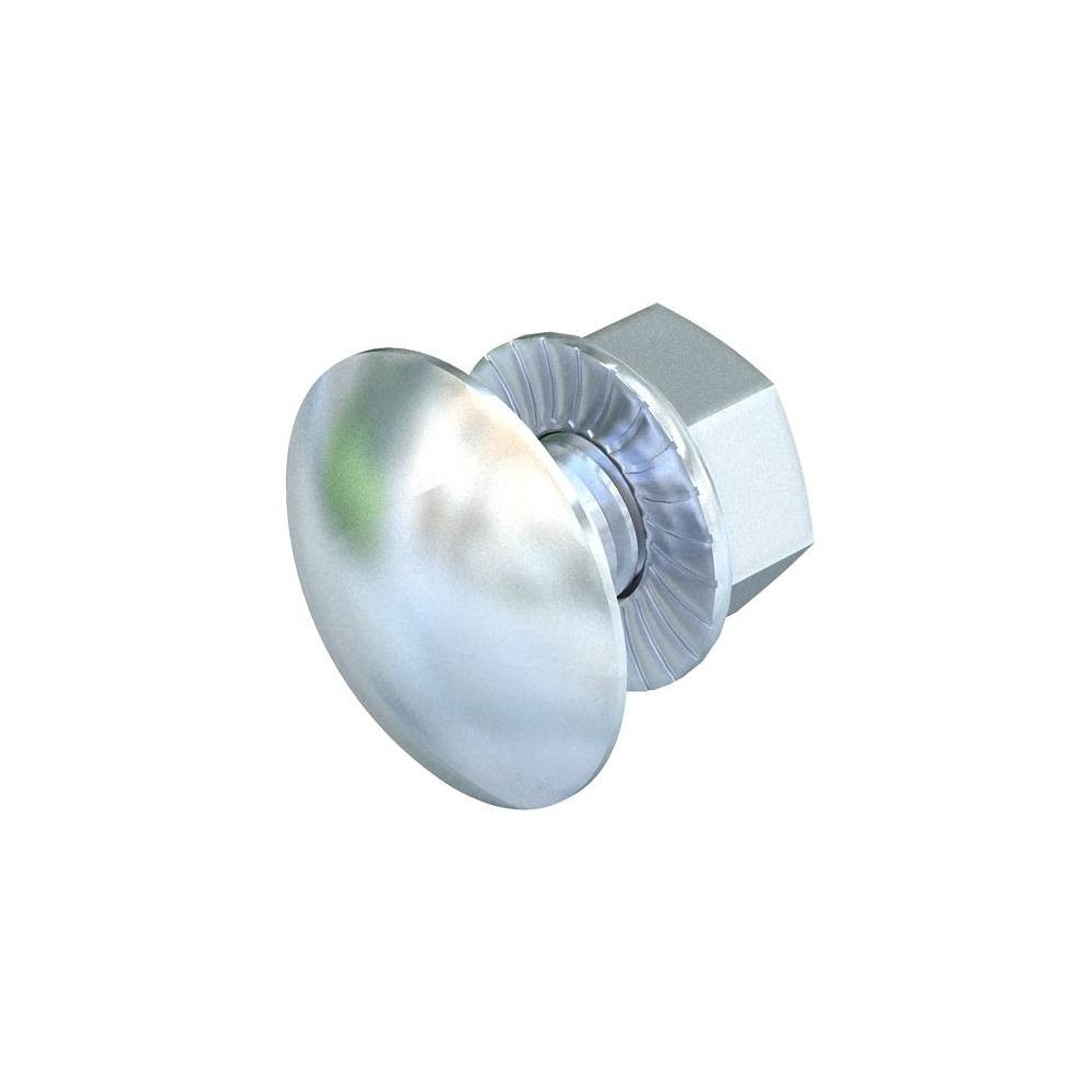 Болт з напівкруглою голівкою з комбінованою гайкою М6х12мм OBO Bettermann (100шт.) 6406130 Киев - изображение 1