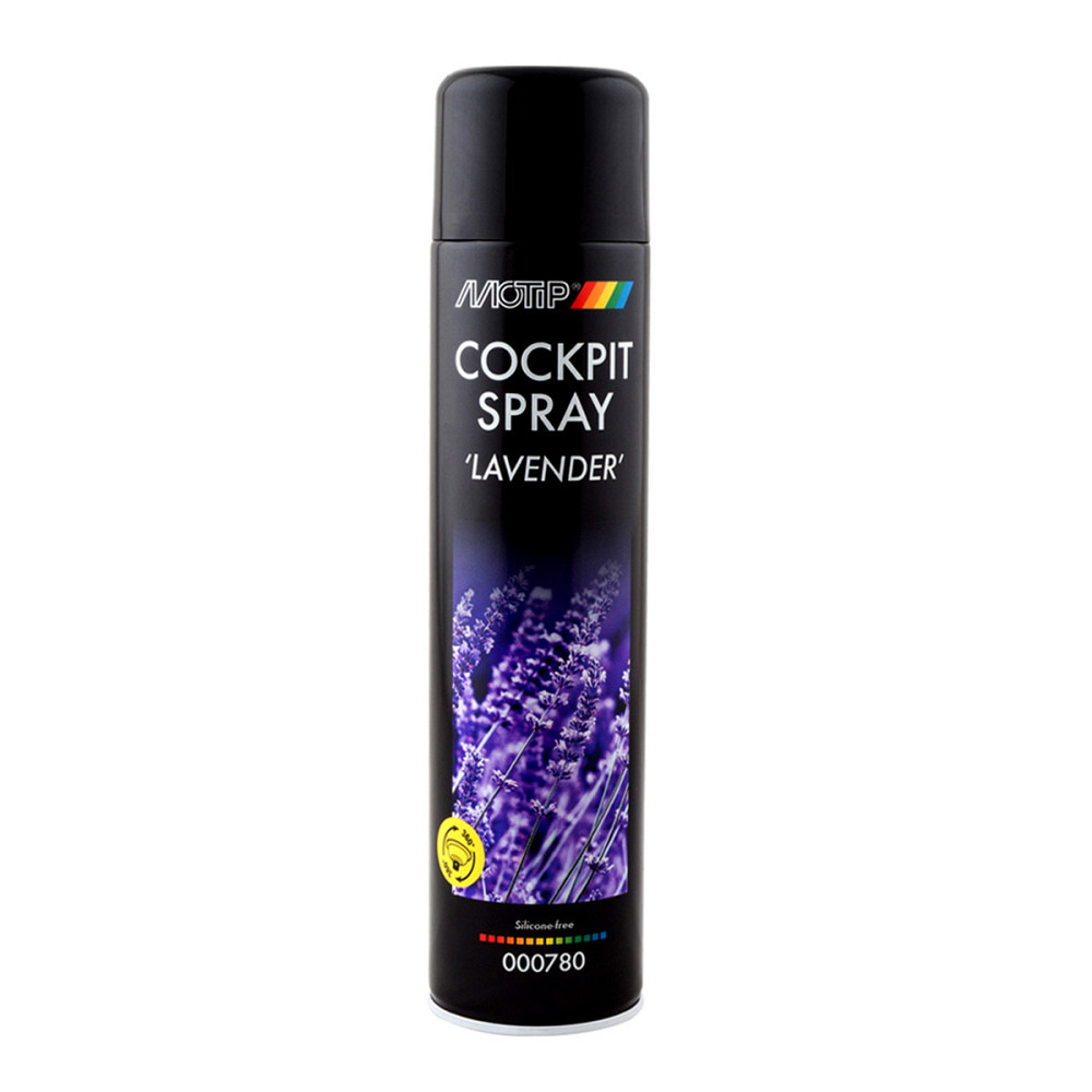 MOTIP Black Line Dashboard Cleaner 600 мл — очищувач панелі приладів аерозольний напівматовий Лаванда 000780 Ковель - фото 1