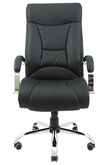 Офисное Кресло Руководителя Richman Magistr Кожа Lux Хром М1 Tilt Черный Киев - изображение 2