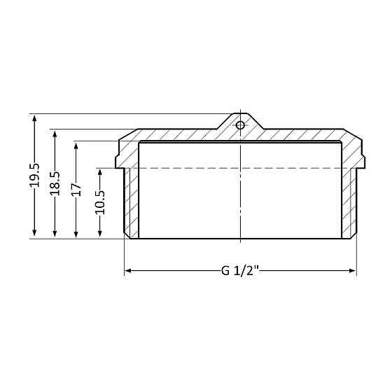 Заглушка Thermo Alliance Standart 1/2" НР SD40315 Київ