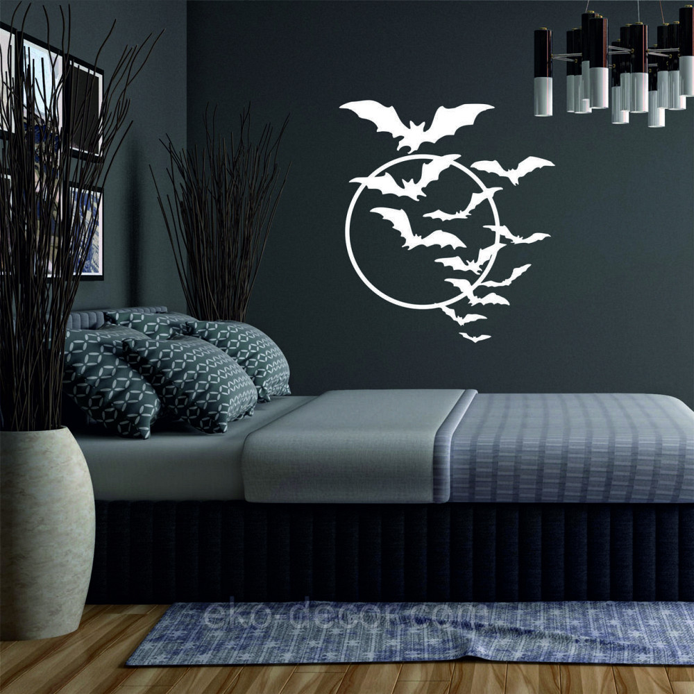 Декоративне настінне Панно «Кажани», Декор на стіну 70*62 см, Білий Київ - фото 8