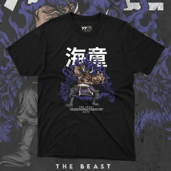 Футболка мужская с принтом Ван Пис Kaido The Beast Размер 48 Anime02Размер 48 Днепр