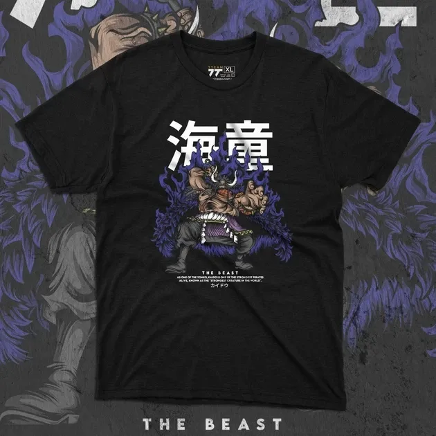 Футболка мужская с принтом Ван Пис Kaido The Beast Размер 48 Anime02Размер 48 Днепр - изображение 1