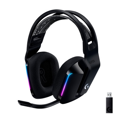 Навушники Logitech G733 Lightspeed Wireless RGB Gaming Headset Black (981-000864) Вінниця - фото 1