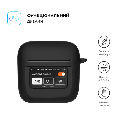 Чохол для навушників Armorstandart Hang Case для JBL Tour Pro 2 Black (ARM80444) Вінниця - фото 2