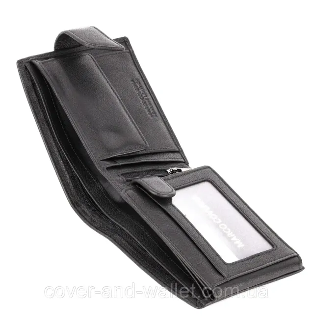 Чоловіче класичне портмоне з телячої шкіри з блоком для документів  Marco Coverna 005-805 Київ - фото 14