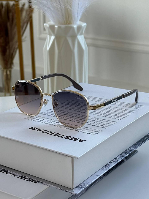 Женские очки Cartier на среднее лицо с металлической оправой MasterSem Киев - изображение 8