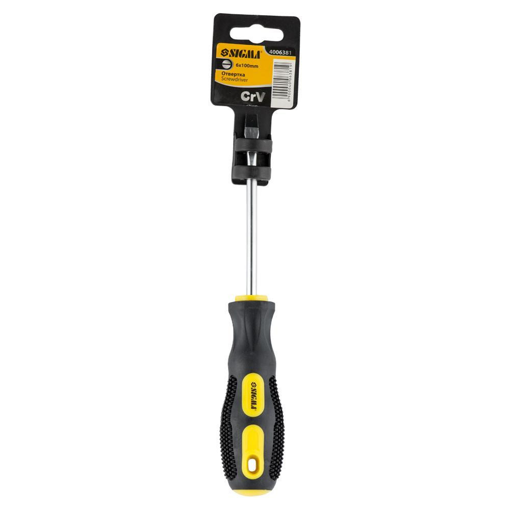 Викрутка SL6.0×100 мм CrV SIGMA (4006381) Рівне - фото 4