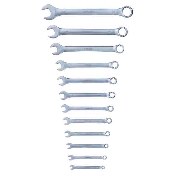 Ключи рожково-накидные 12шт 6-22мм CrV SIGMA (6010121) Киев