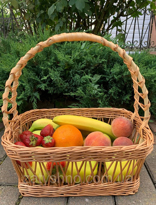 Кошик плетений для фруктів Київ - фото 4