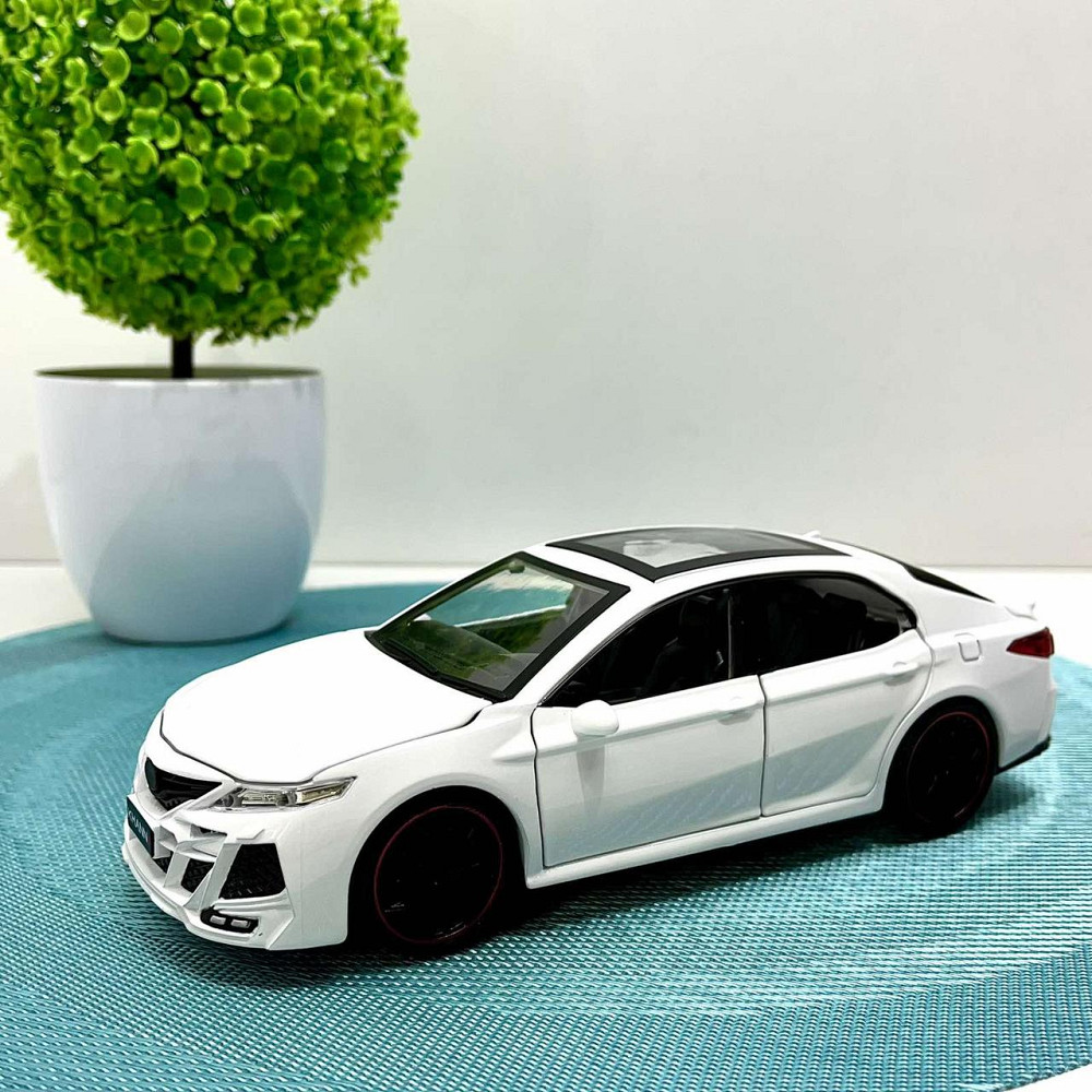 Машина Автосвит Тoyota Camry инерционная открывается дверь капот багажник 20 см Белая (AP-1787) Чернігів - фото 8