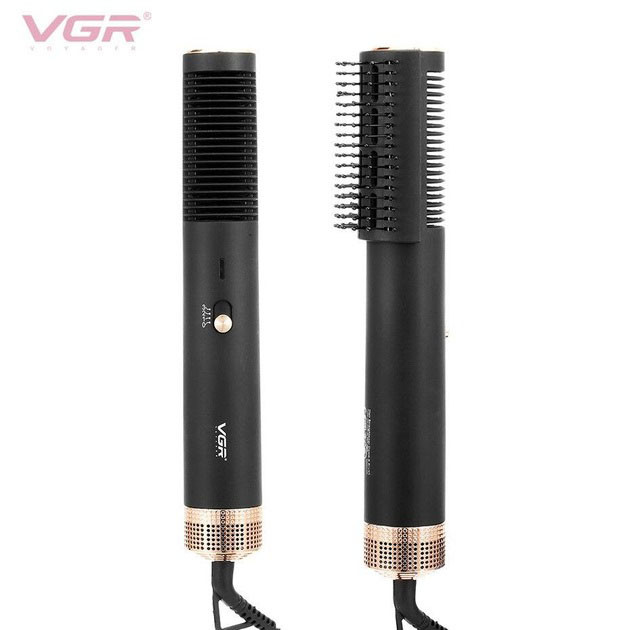 Фен для ефективного укладання волосся VGR V-490, Портативний фен для сушіння, Електрофен з насадками ME-38 Львів - фото 4