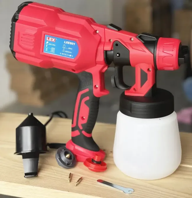Фарбопульт LEX LXES01 – електричний, легкий, зручний, потужність 550 Вт Львів - фото 7