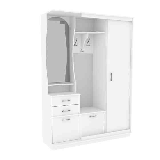 Прихожая Трио-купе TRIO, Белый, 1508/500/2100 Львов