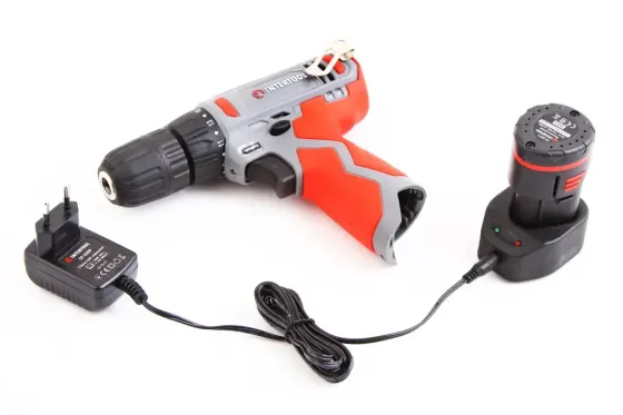 Суруповерт акумуляторного 12В, 30 Nm, 350/1300 об/мин, 0,8-10 мм, 1.5 Ач Intertool Вінниця