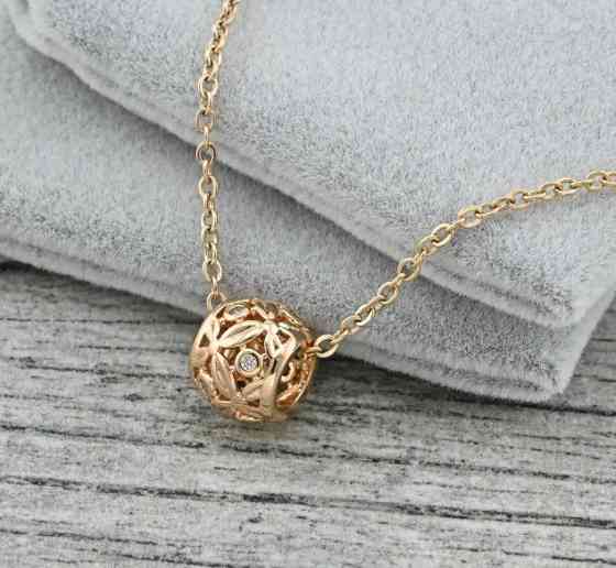 Колье Дорис Xuping, позолота 18К, длина 40+4см, ширина 2мм Киев