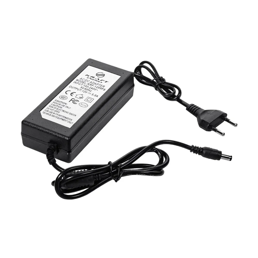 Блок живлення KRF-1205PS Kraft 12V/5A (43-00007) Київ - фото 3