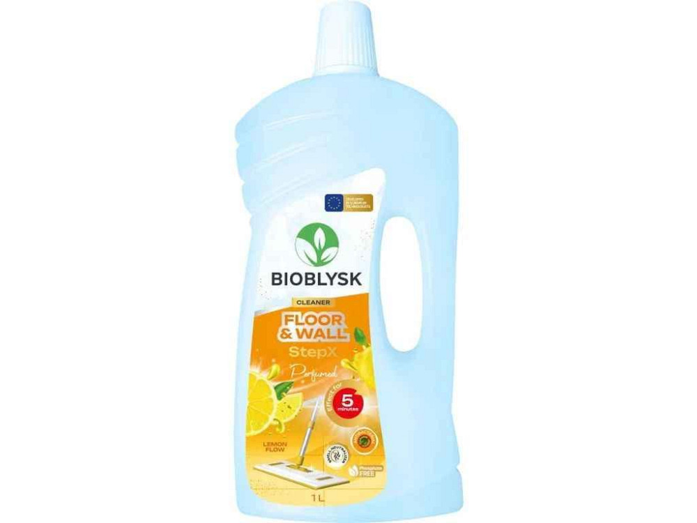 Средство для мытья пола и стен 1л «’StepX Lemon Flow’’ ТМ BIOBLYSK Киев - изображение 1