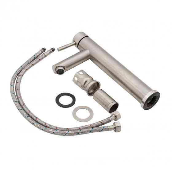 Змішувач для раковини Lidz (NKS) 12 32 001F-1, нікель (LIDZNKS1232001F1) Київ