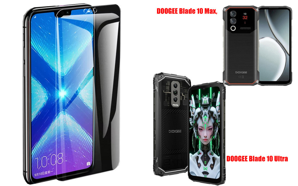 Защитное стекло NeoGlass для DOOGEE Blade 10 Max, Blade 10 Ultra – ультрапрозрачное и устойчивое Киев - изображение 2