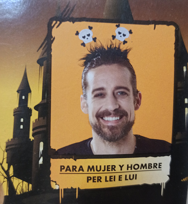 Обруч Черепа на Хелловін 12 на 22 см чорний Київ - фото 4