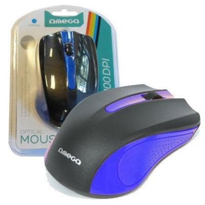 Мишка Omega OM-05BL optical blue (OM05BL) Вінниця - фото 4